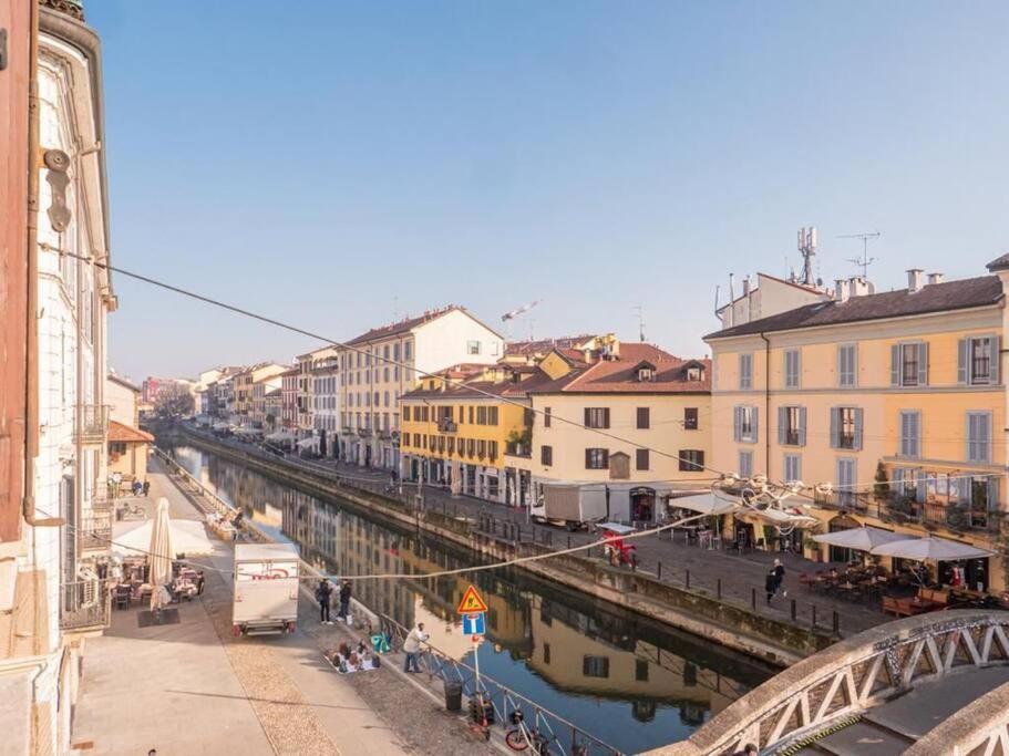 מילאנו Romantic Flat On Navigli River By Easylife מראה חיצוני תמונה